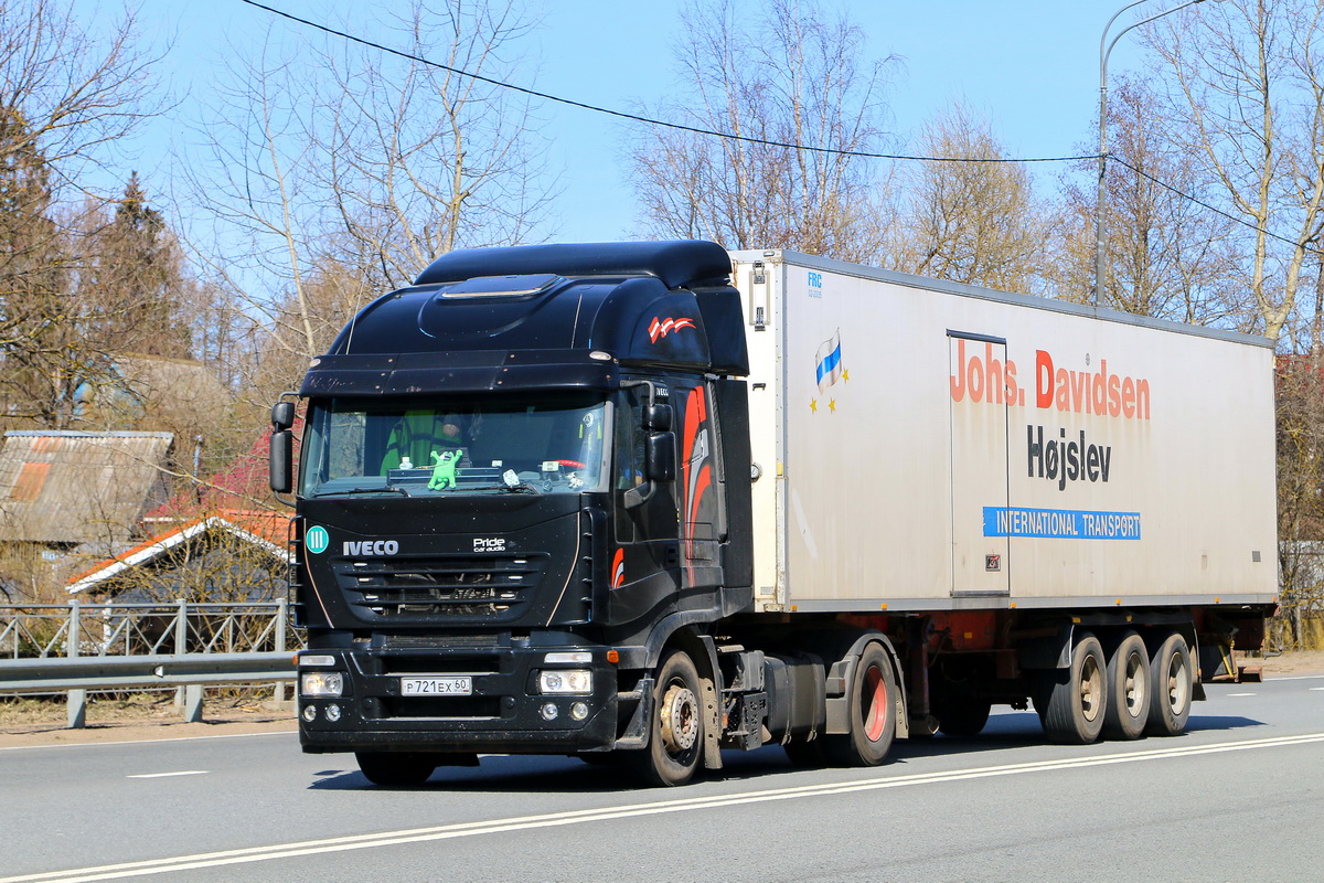 Псковская область, № Р 721 ЕХ 60 — IVECO Stralis ('2002)