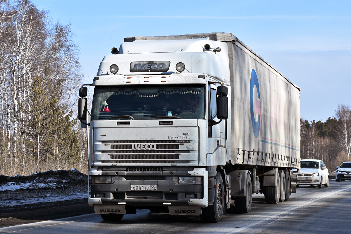 Омская область, № Х 041 ТА 55 — IVECO EuroStar