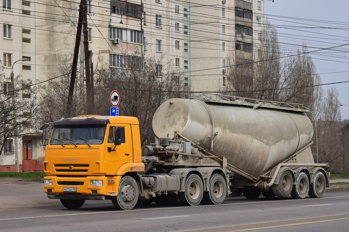 Волгоградская область, № К 411 НТ 134 — КамАЗ-65116-A5