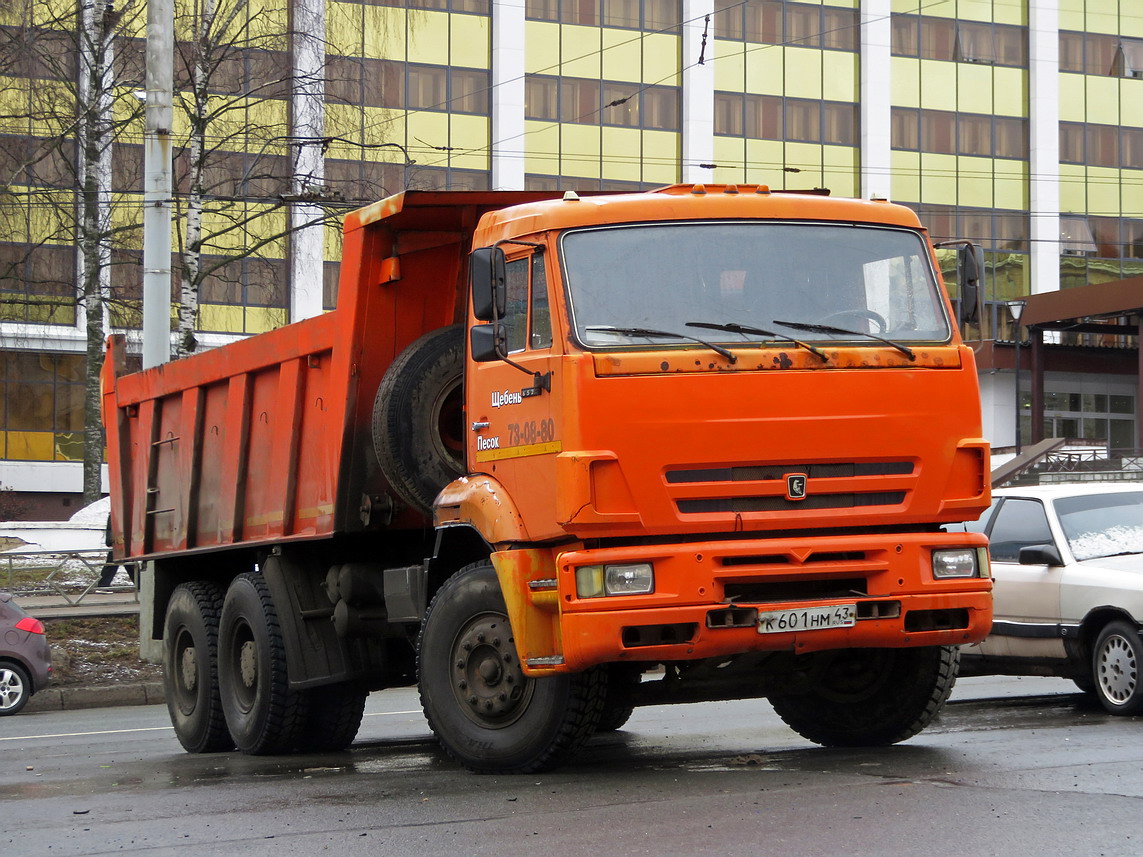 Кировская область, № К 601 НМ 43 — КамАЗ-6520-06 [65200F]