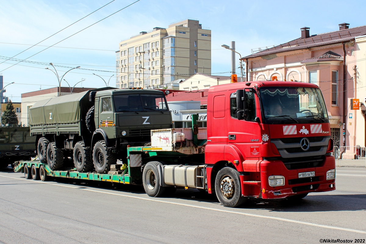 Ростовская область, № Р 185 ТВ 161 — Mercedes-Benz Axor 1840