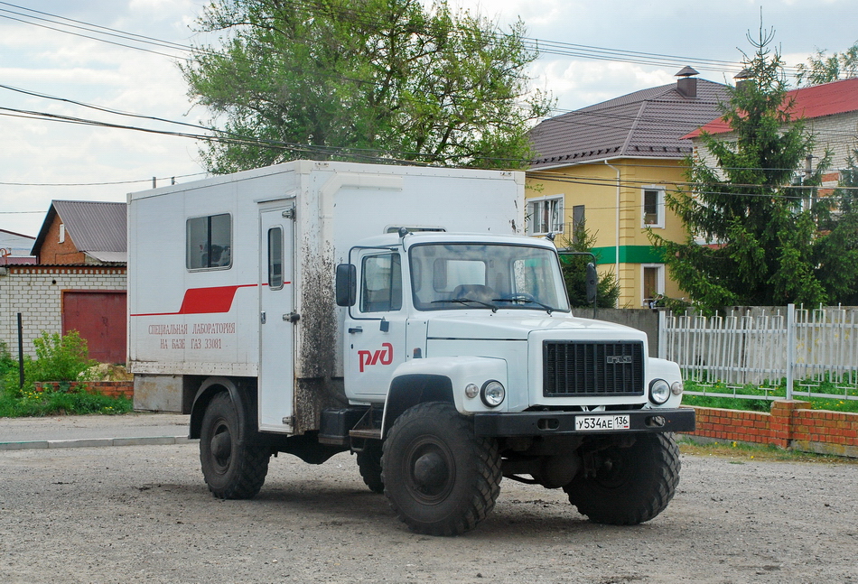 Воронежская область, № У 534 АЕ 136 — ГАЗ-33081 «Садко»