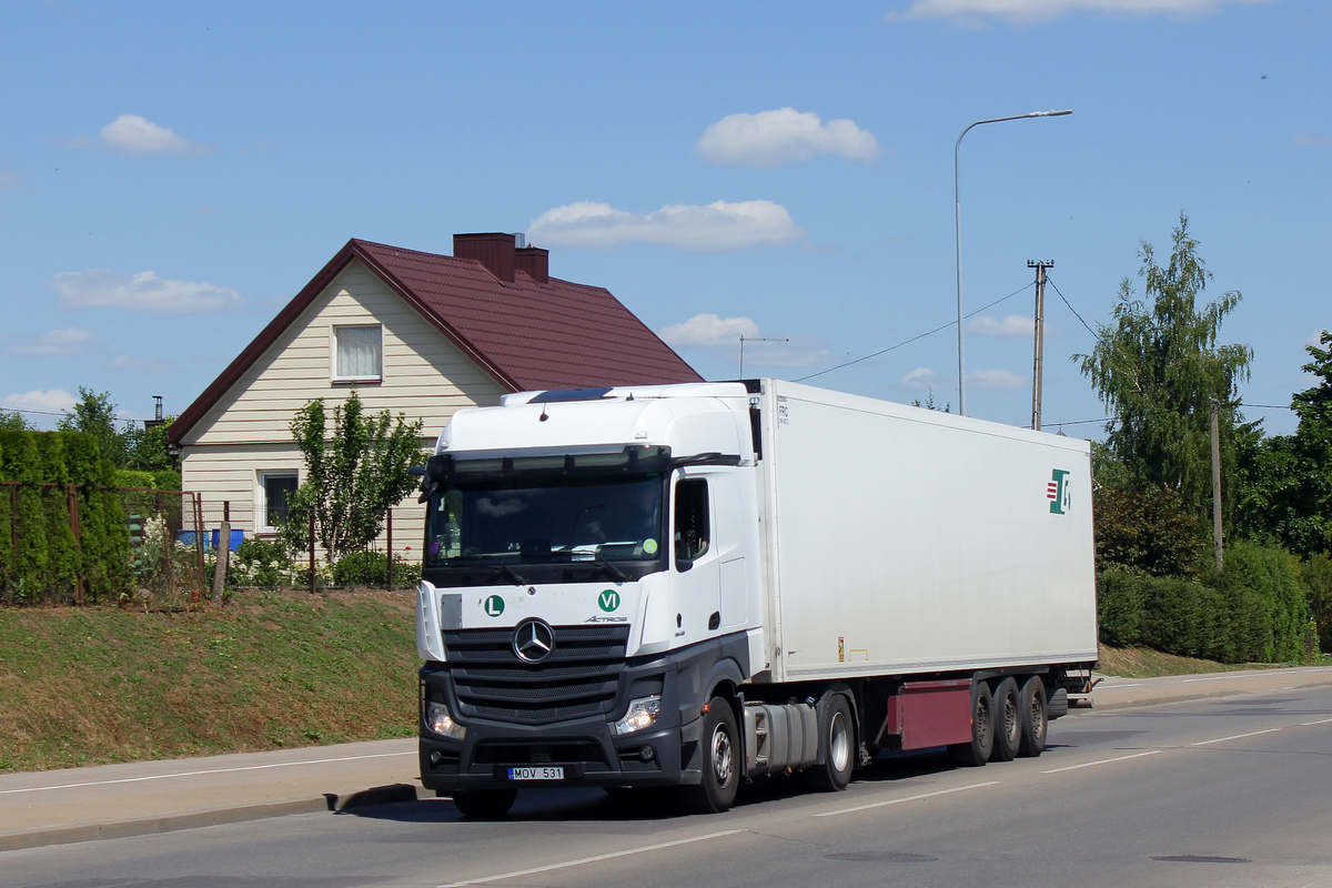 Литва, № MOV 531 — Mercedes-Benz Actros ('2018)