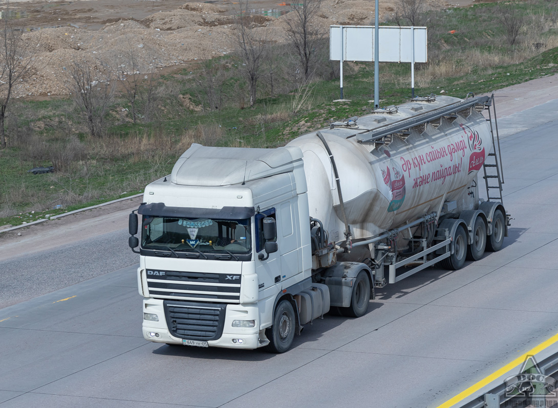 Алматинская область, № 649 YK 05 — DAF XF105 FT