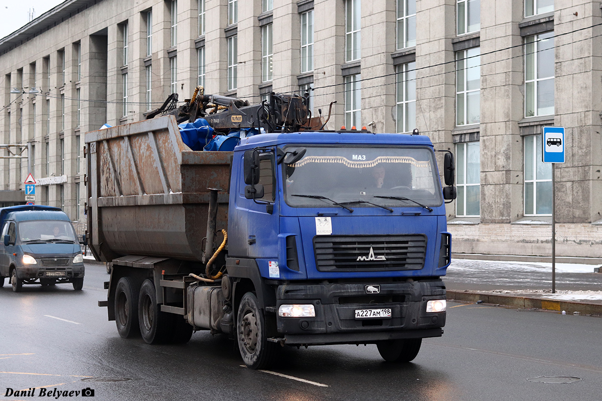 Санкт-Петербург, № А 227 АМ 198 — МАЗ-6312C9