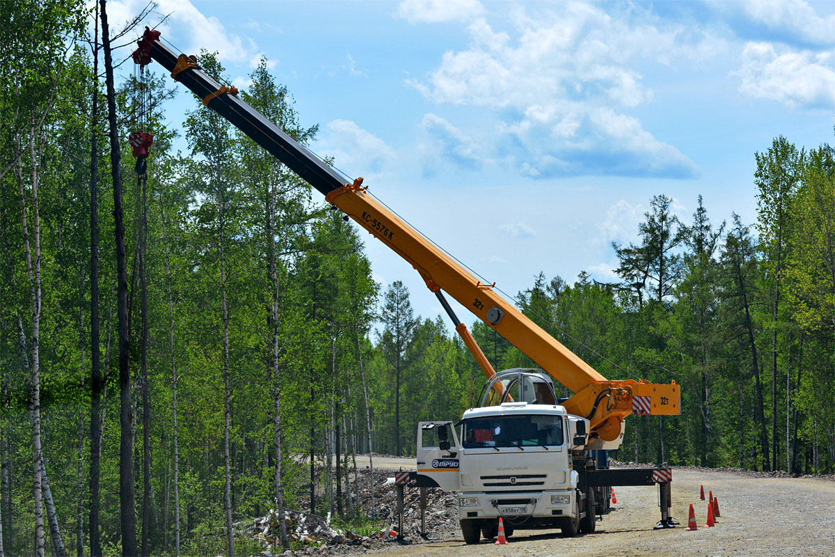 Иркутская область, № К 858 ВУ 138 — КамАЗ-65115 (общая модель)