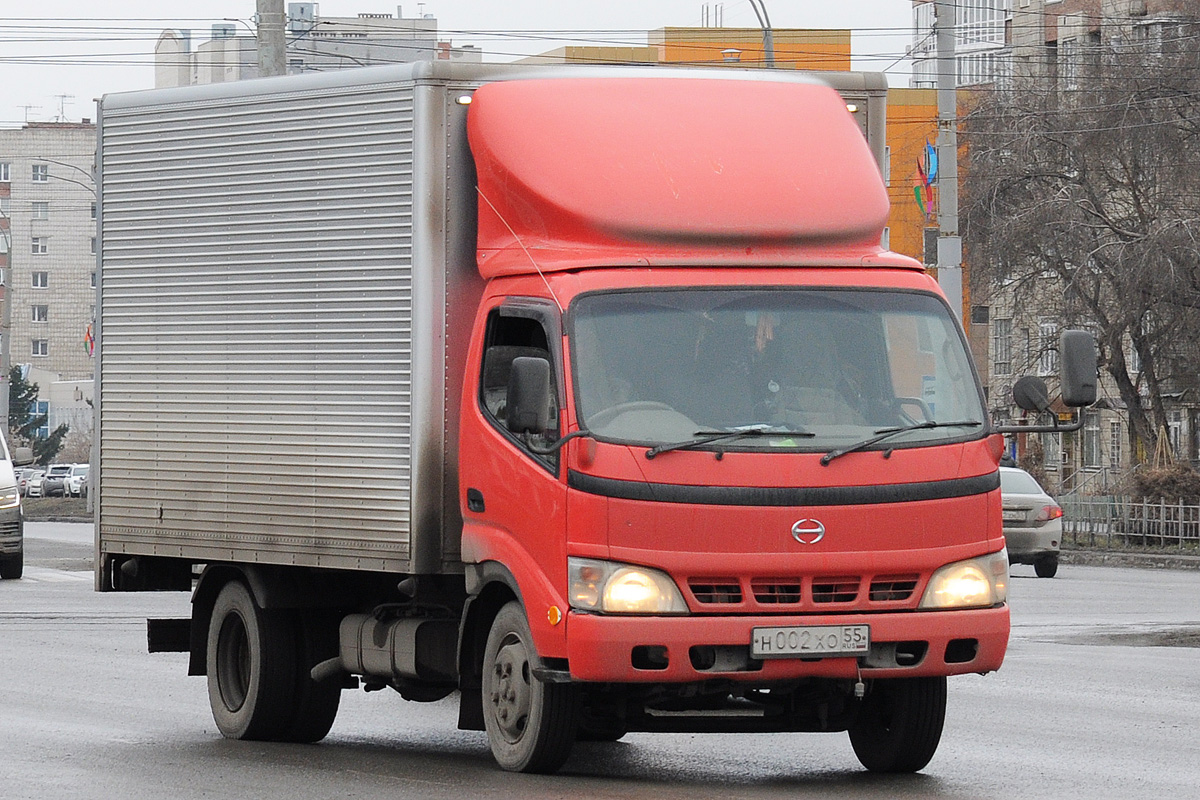 Омская область, № Н 002 ХО 55 — Hino (общая модель)