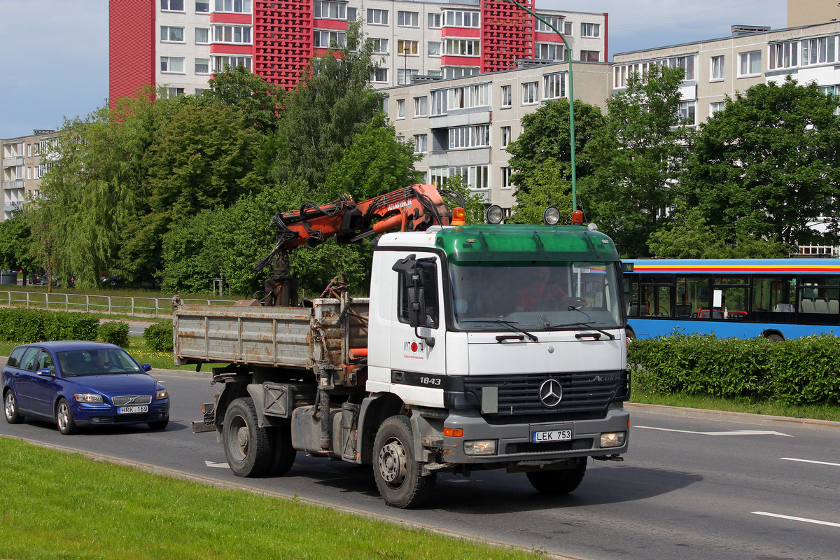 Литва, № LEK 753 — Mercedes-Benz Actros ('1997) 1843