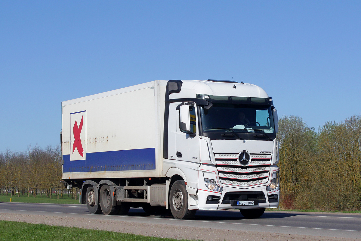 Литва, № FZC 002 — Mercedes-Benz Actros ('2011) 2542