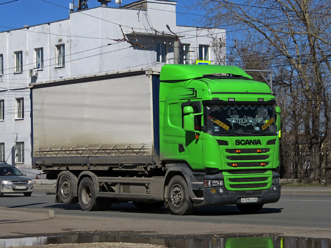 Кировская область, № А 729 СО 43 — Scania ('2013) R490