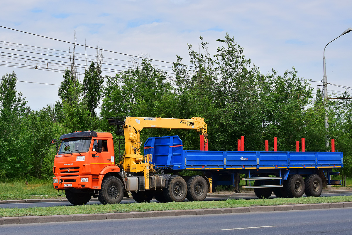 Волгоградская область, № К 924 ОР 134 — КамАЗ-43118 (общая модель)