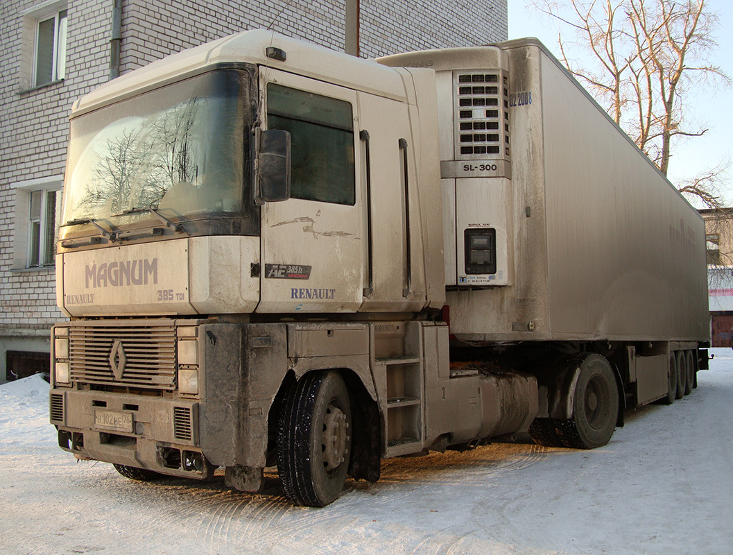 Ярославская область, № Н 102 НЕ 76 — Renault Magnum AE ('1990)