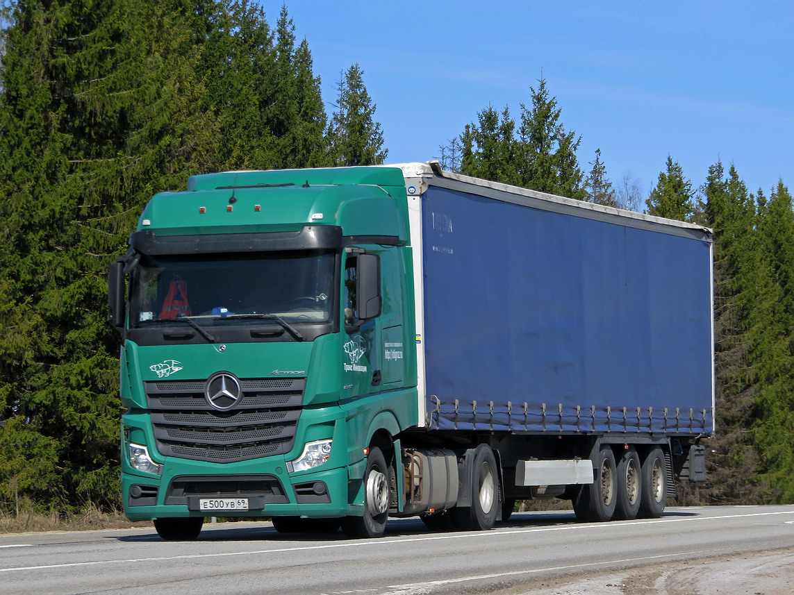 Тверская область, № Е 500 УВ 69 — Mercedes-Benz Actros '18 1842 [Z9M]