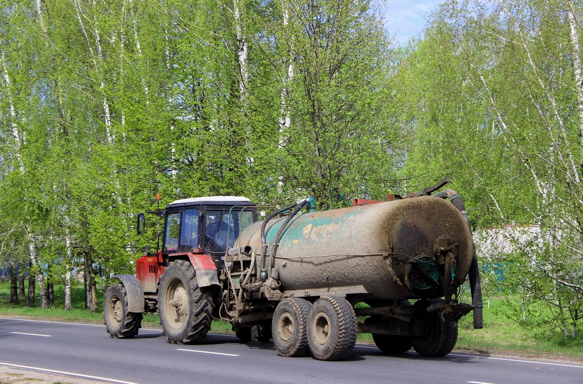 Могилёвская область, № ТК-6 2158 — Беларус-1221.3; Прицепы сельскохозяйственные — Машины для внесения жидких удобрений