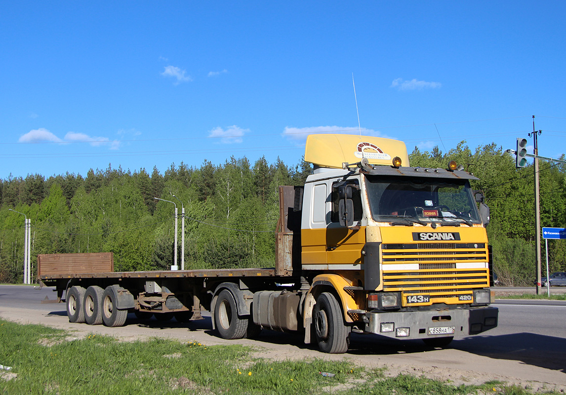 Санкт-Петербург, № С 858 НА 178 — Scania (II) R143H