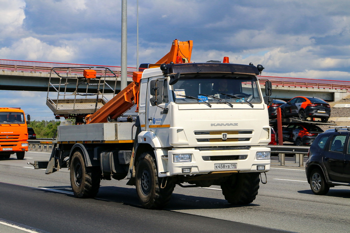 Санкт-Петербург, № К 458 УВ 198 — КамАЗ-43502 (общая модель)