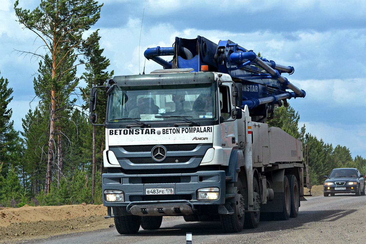 Санкт-Петербург, № В 483 РЕ 178 — Mercedes-Benz Axor 4140