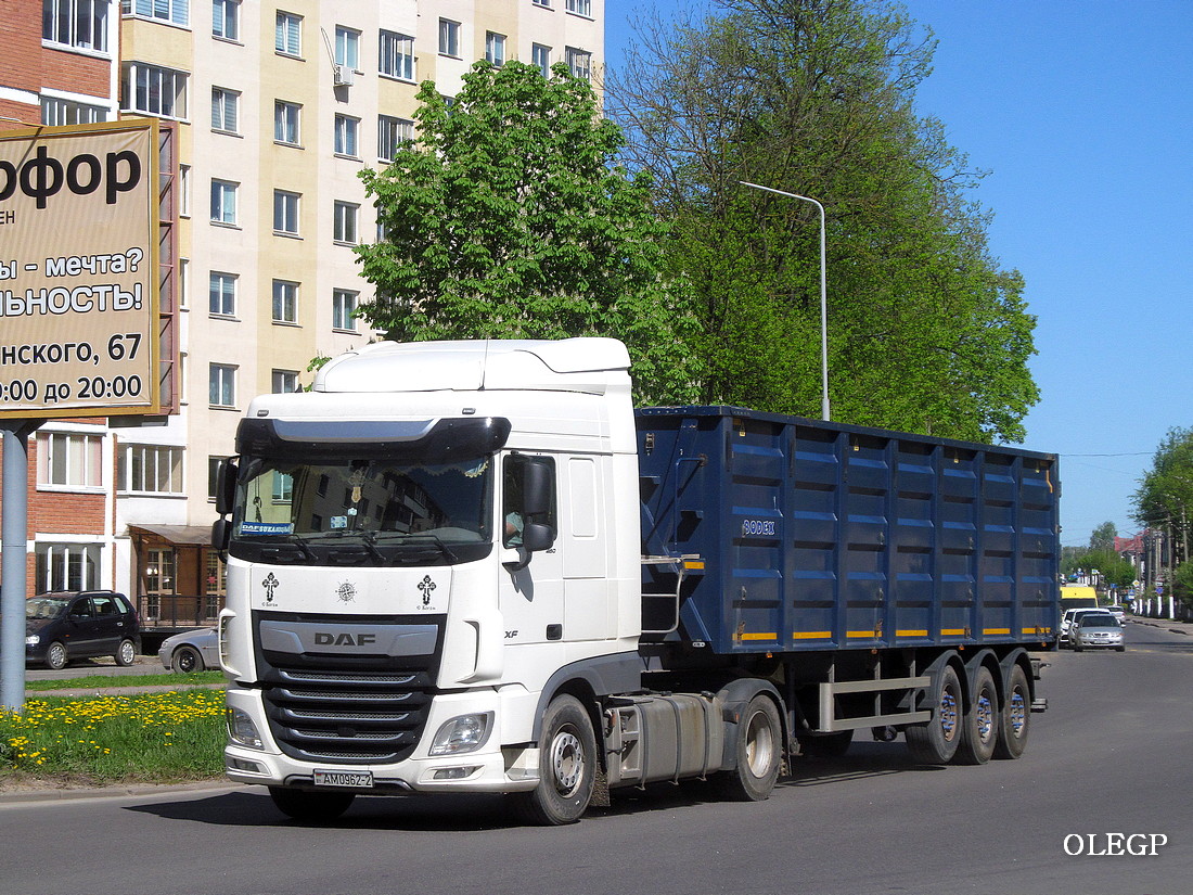 Витебская область, № АМ 0962-2 — DAF XF Euro6 FT