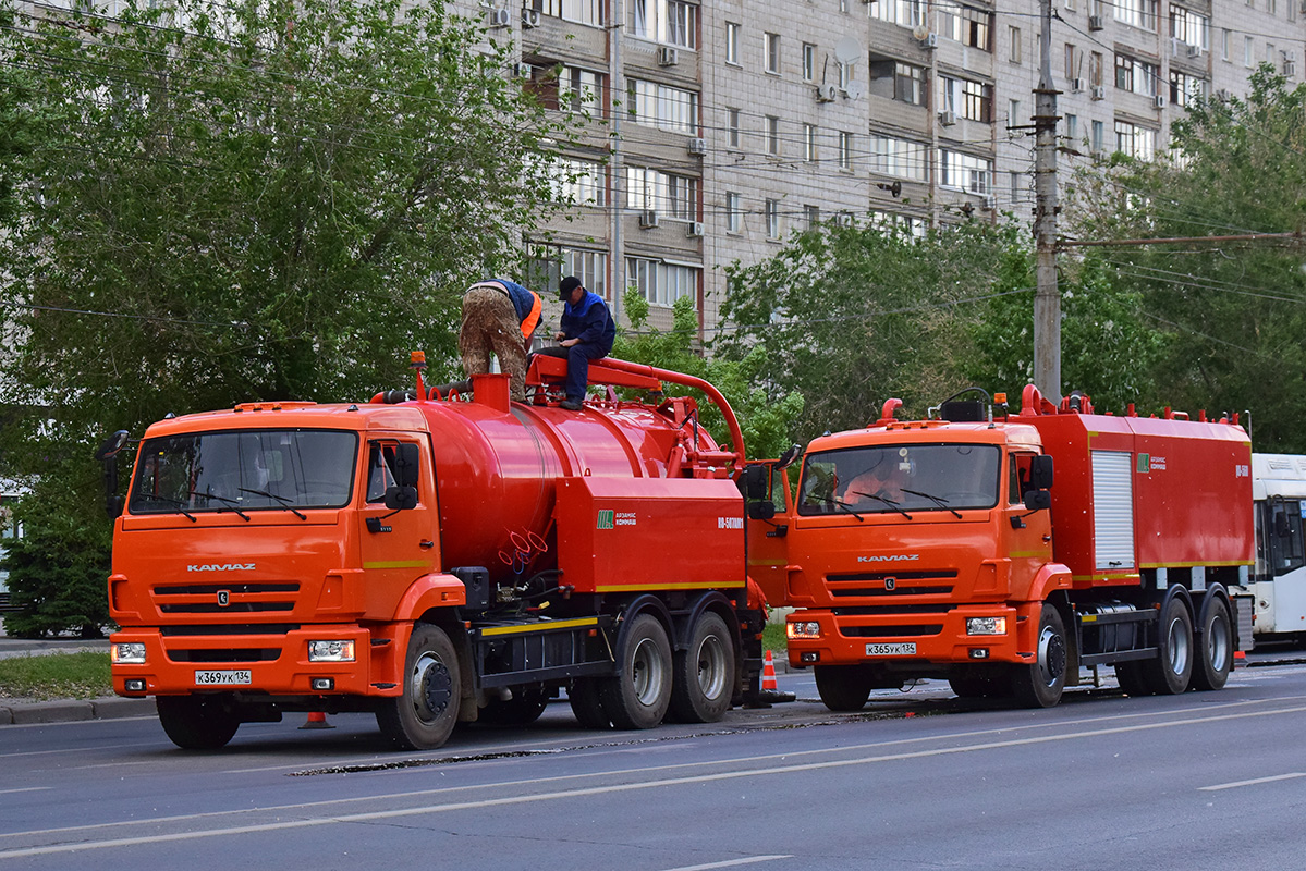 Волгоградская область, № К 369 УК 134 — КамАЗ-65115-A5; Волгоградская область, № К 365 УК 134 — КамАЗ-65115-A5