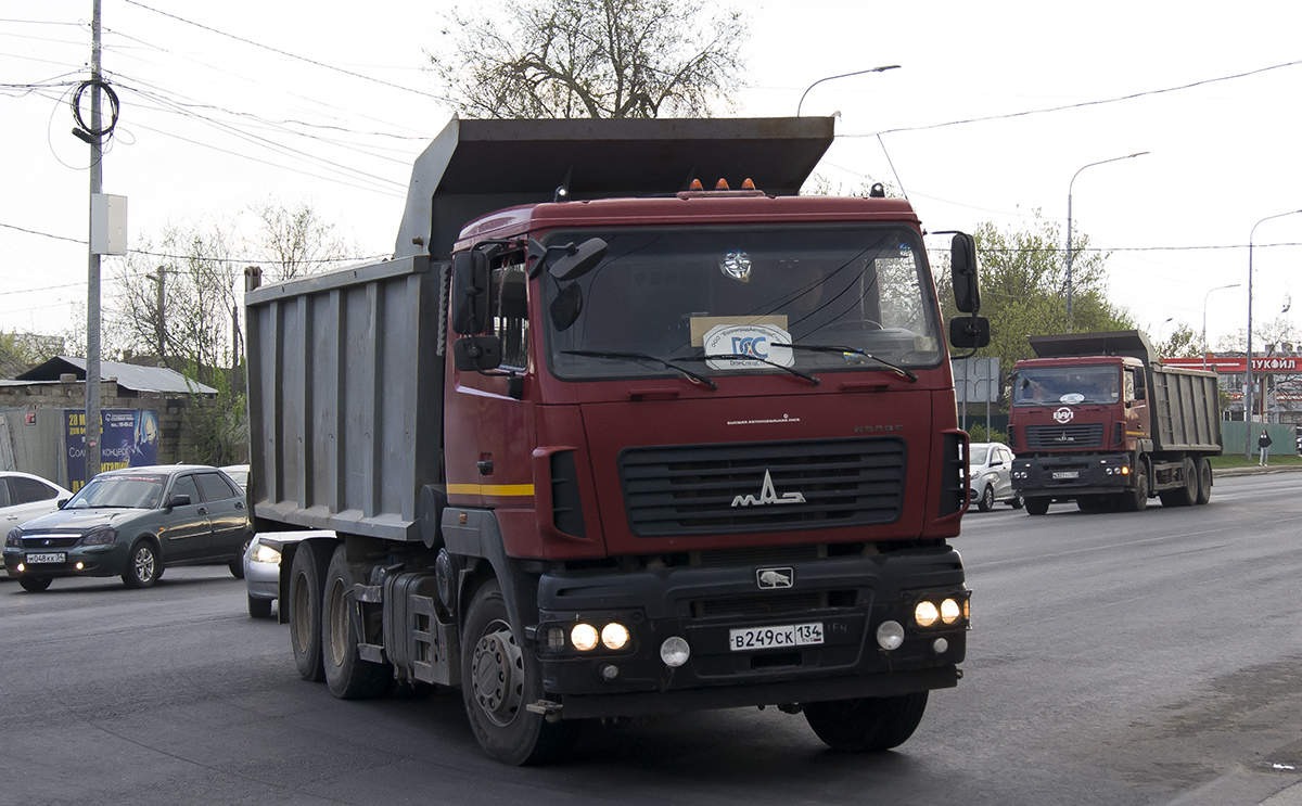 Волгоградская область, № В 249 СК 134 — МАЗ-6501B9