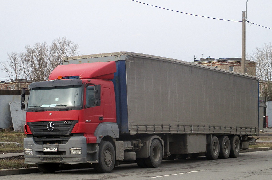 Ставропольский край, № Н 712 ВЕ 126 — Mercedes-Benz Axor 1835