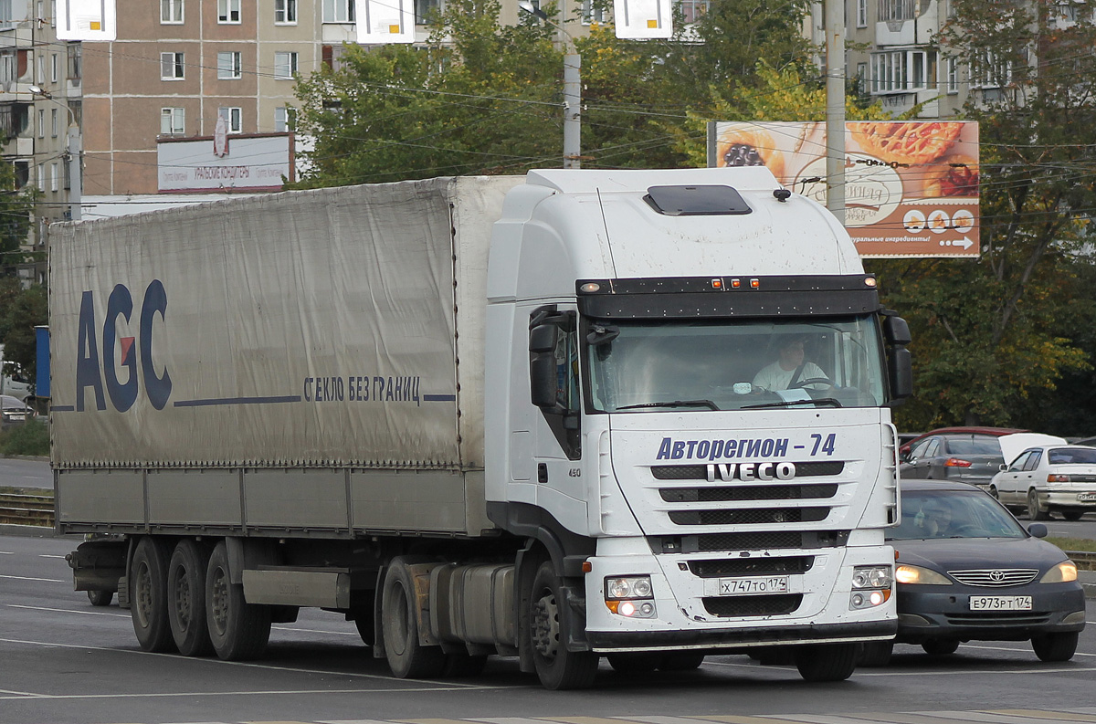 Челябинская область, № Х 747 ТО 174 — IVECO Stralis ('2007) 450