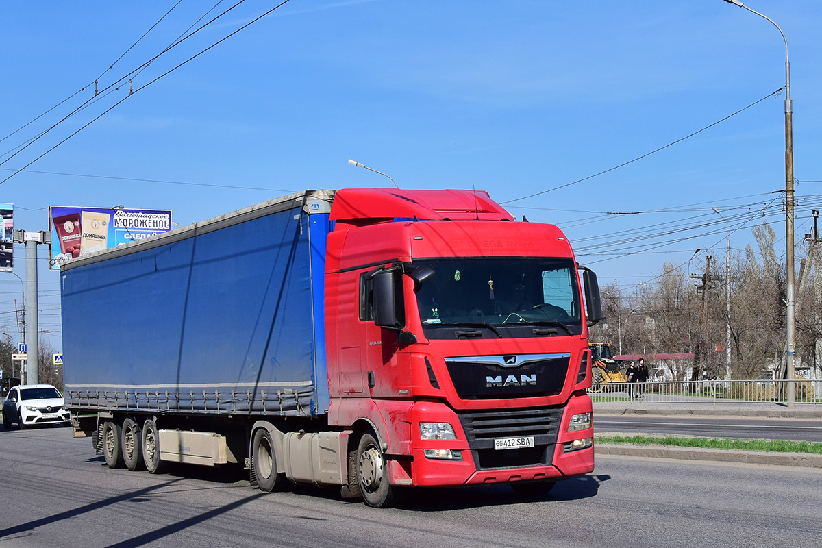 Узбекистан, № 50 412 SBA — MAN TGX ('2016) 18.460