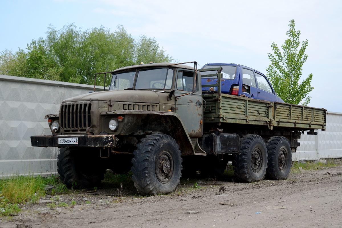 Самарская область, № А 504 ОЕ 763 — Урал-4320 (общая модель)