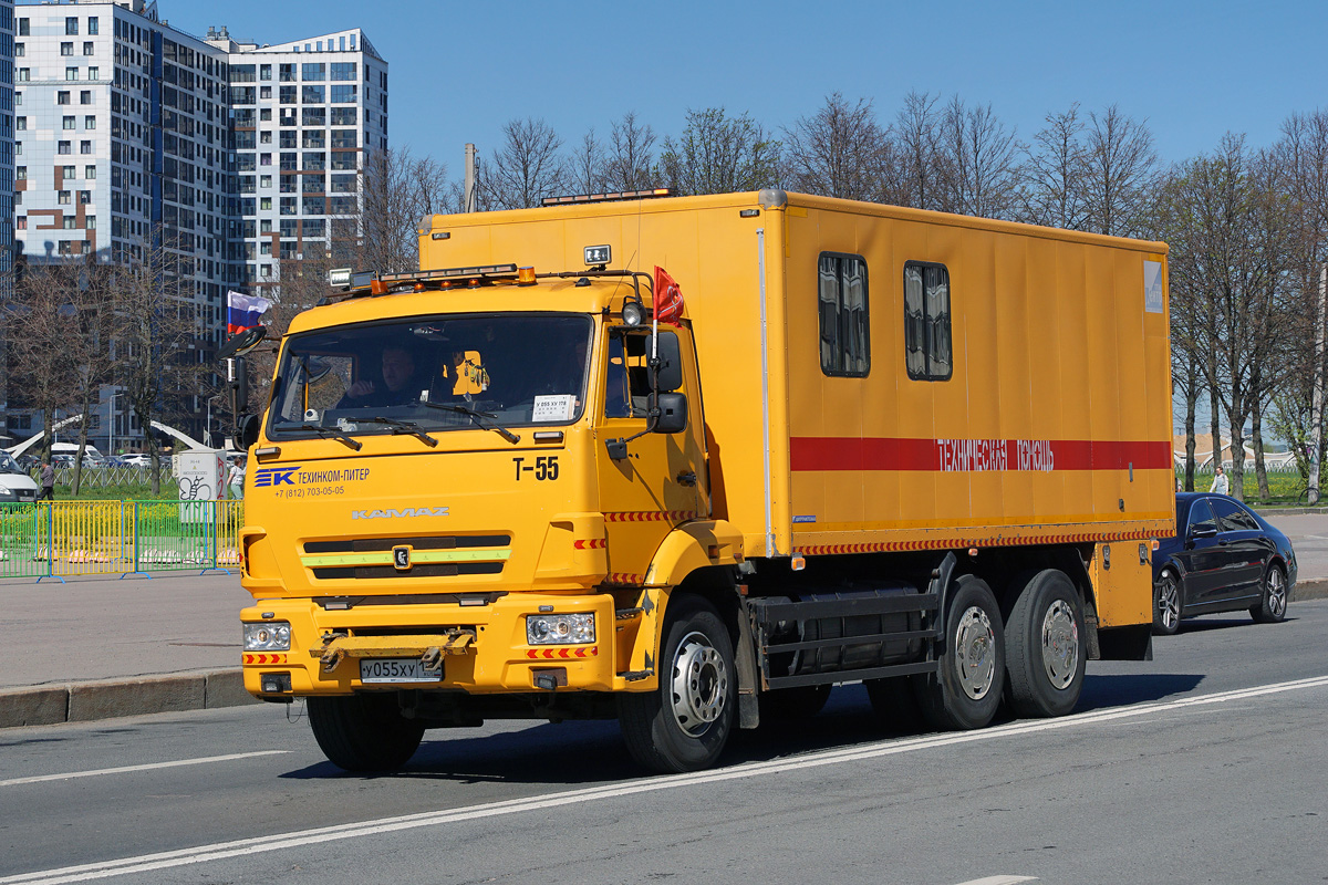 Санкт-Петербург, № Т-55 — КамАЗ-65115-L4; Санкт-Петербург — Международный транспортный фестиваль "SPbTransportFest" (2019-... гг)