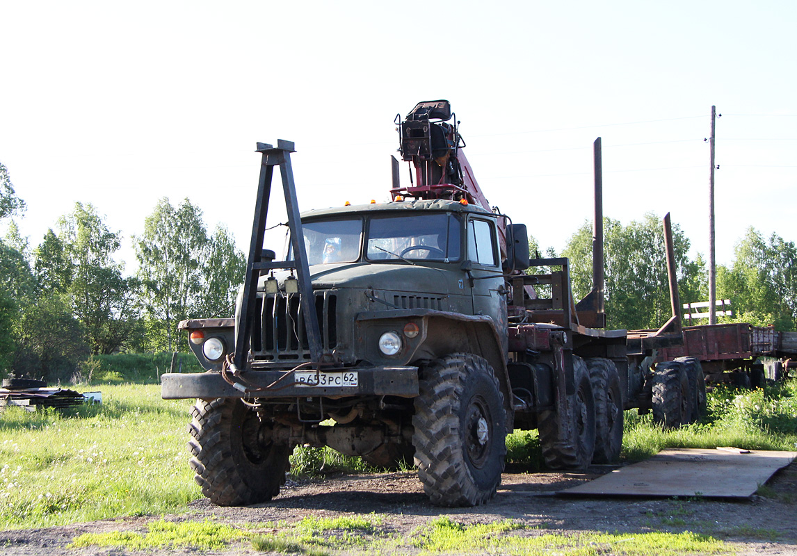 Рязанская область, № Р 653 РС 62 — Урал-4320 (общая модель)