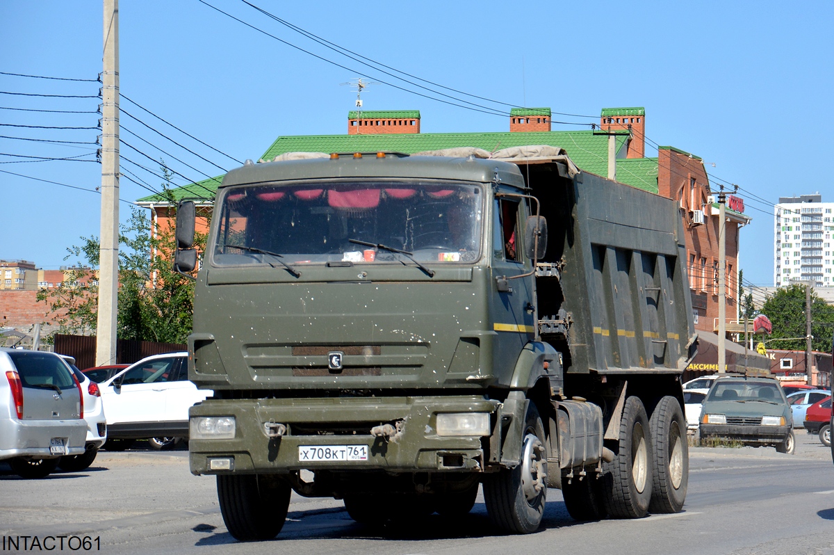 Ростовская область, № Х 708 КТ 761 — КамАЗ-65115-A4