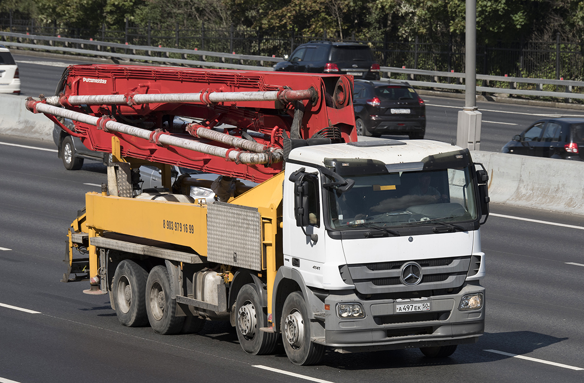 Московская область, № А 497 ЕК 50 — Mercedes-Benz Actros ('2009) 4141