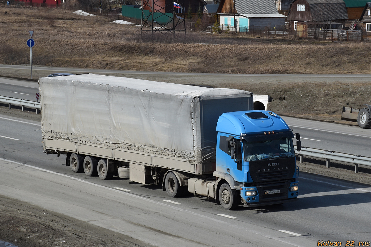 Алтайский край, № Р 043 УС 22 — IVECO Stralis ('2002) 400