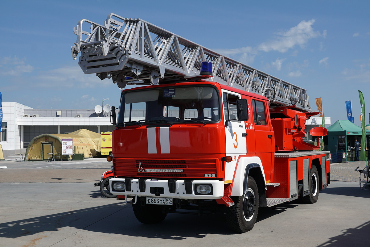 Московская область, № Е 863 ОА 50 — Magirus-Deutz (общая модель); Московская область — Выставка "Комплексная безопасность — 2024"