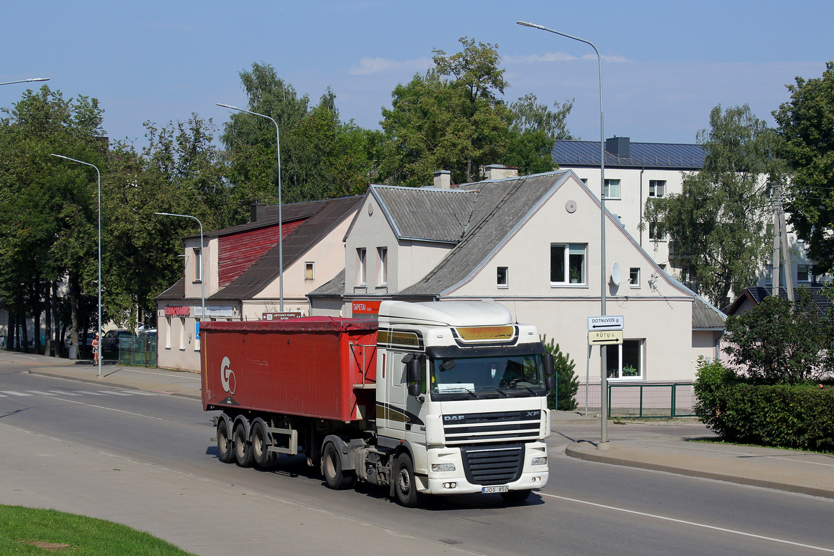 Литва, № JOS 850 — DAF XF105 FT