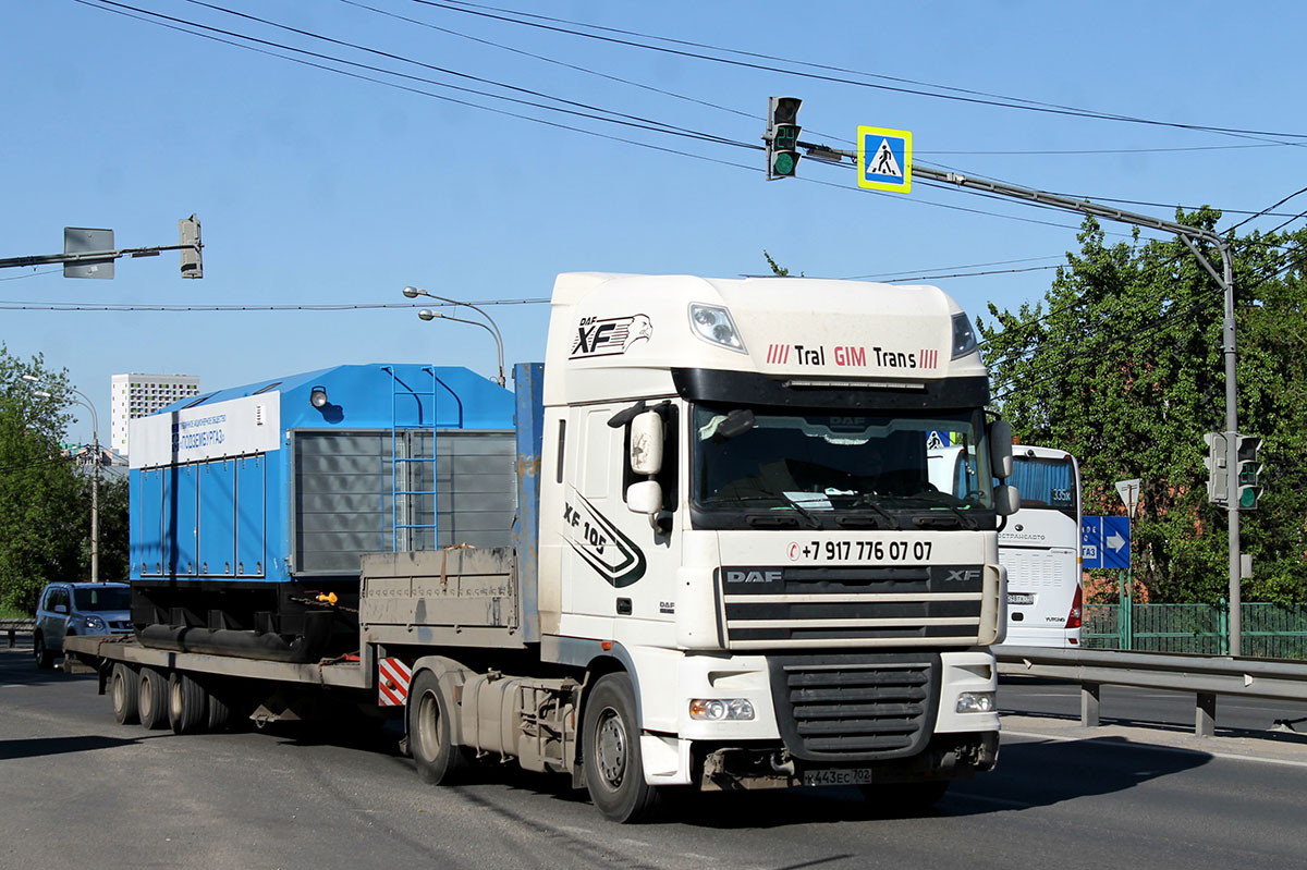 Башкортостан, № К 443 ЕС 702 — DAF XF105 FT