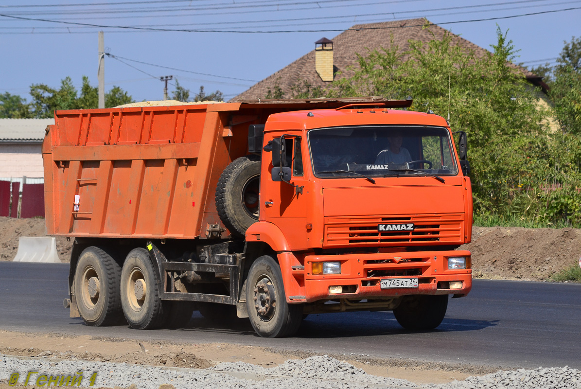 Волгоградская область, № М 745 АТ 34 — КамАЗ-6520 [652000]