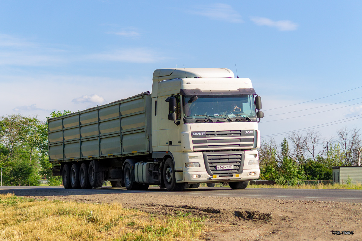 Краснодарский край, № У 146 МТ 123 — DAF XF105 (общая модель)