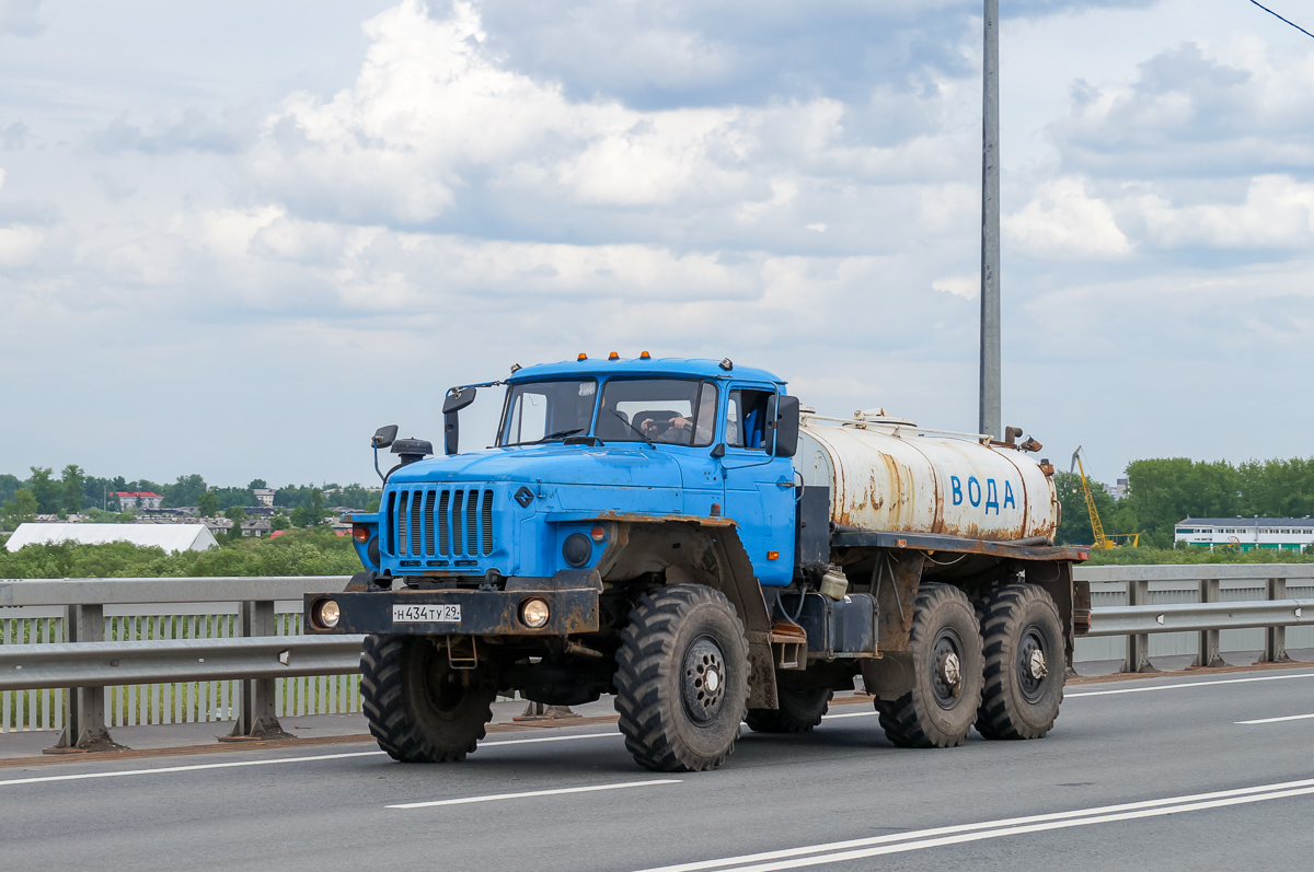 Архангельская область, № Н 434 ТУ 29 — Урал-4320-41