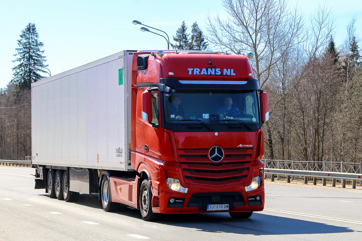 Сербия, № SJ 010-UM — Mercedes-Benz Actros ('2011) 1845