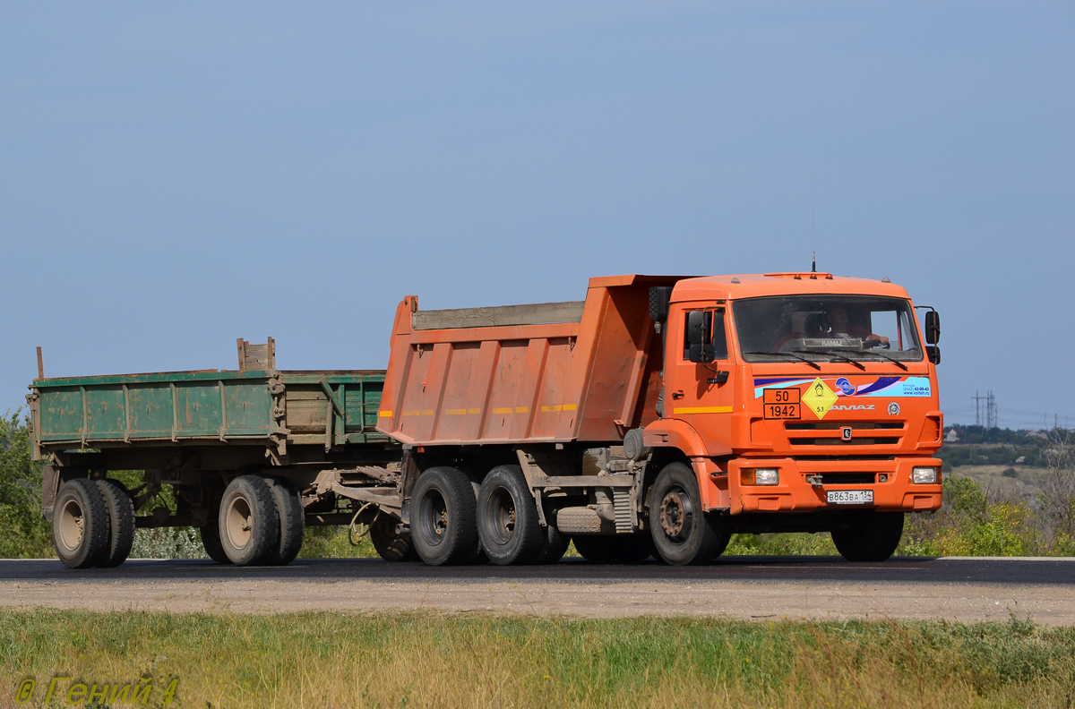 Волгоградская область, № В 863 ВА 134 — КамАЗ-65115-A4