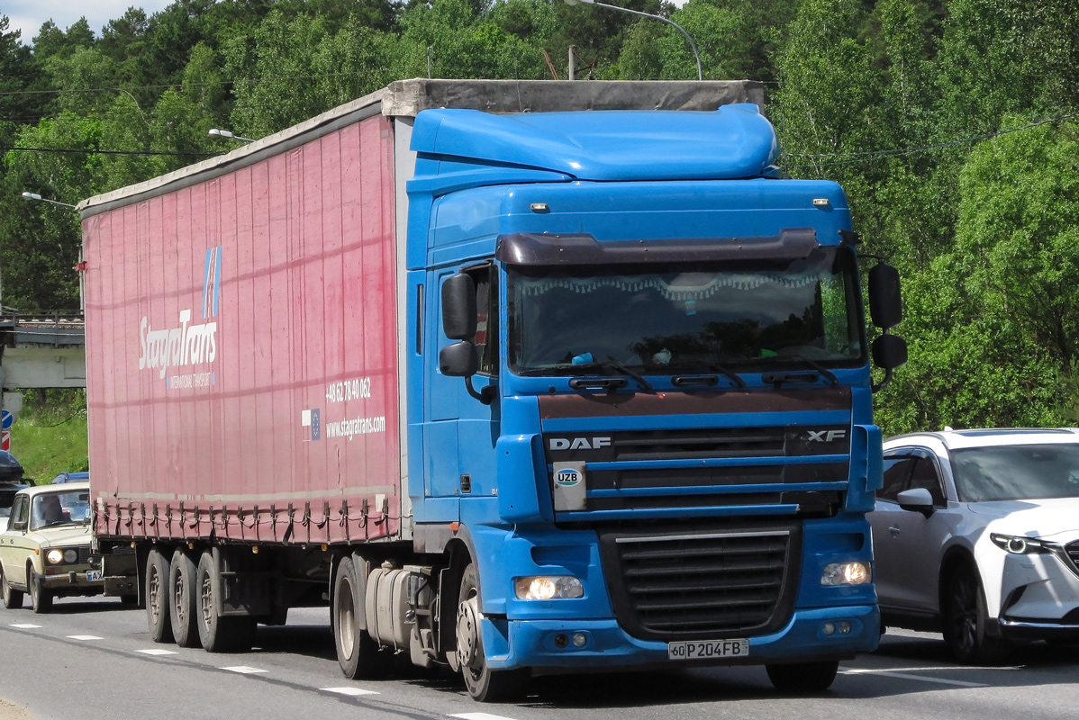 Узбекистан, № 60 P 204 FB — DAF XF105 FT