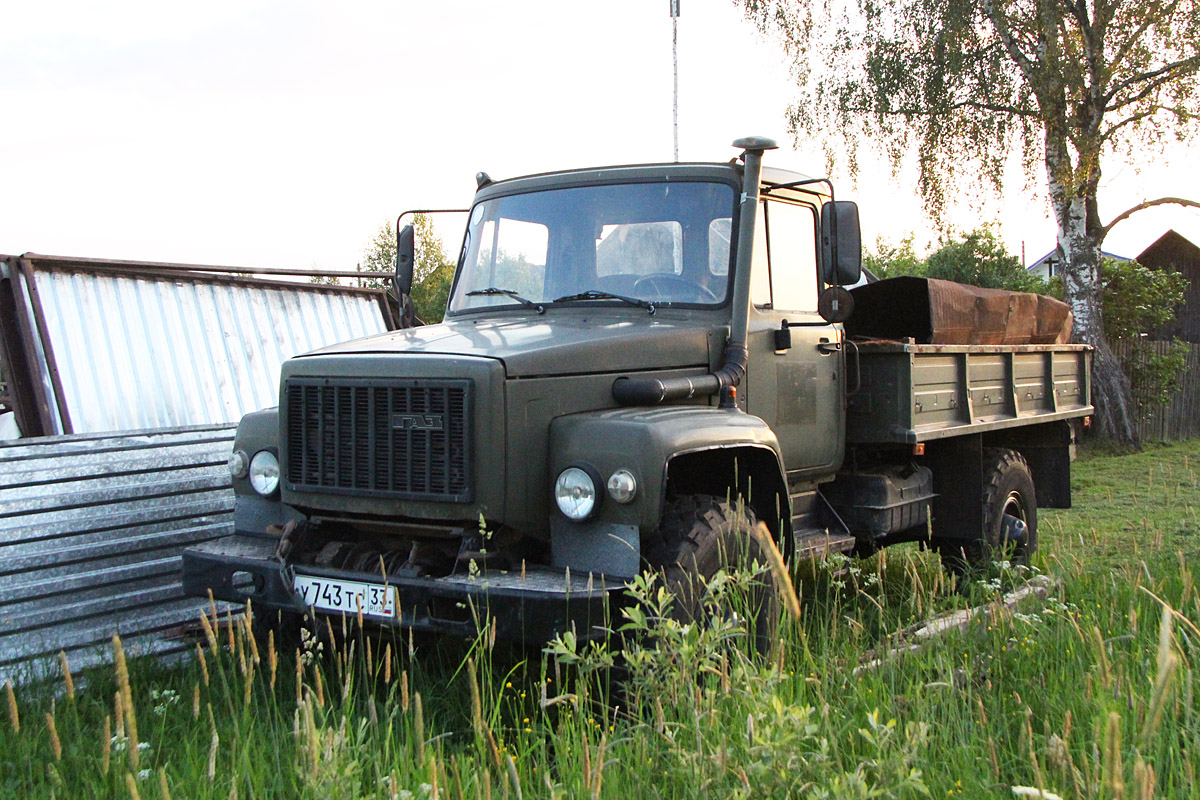 Владимирская область, № У 743 ТС 33 — ГАЗ-33081 «Садко»