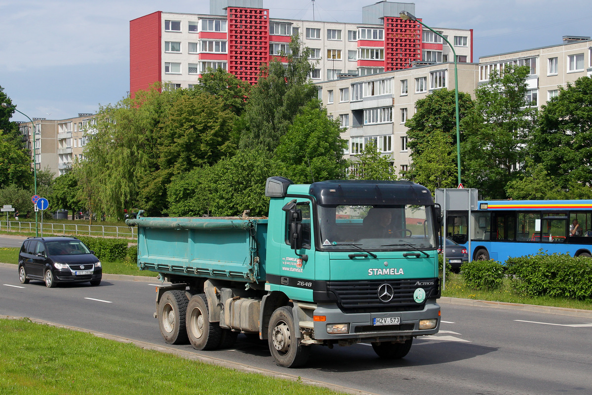 Литва, № HZV 573 — Mercedes-Benz Actros ('1997)