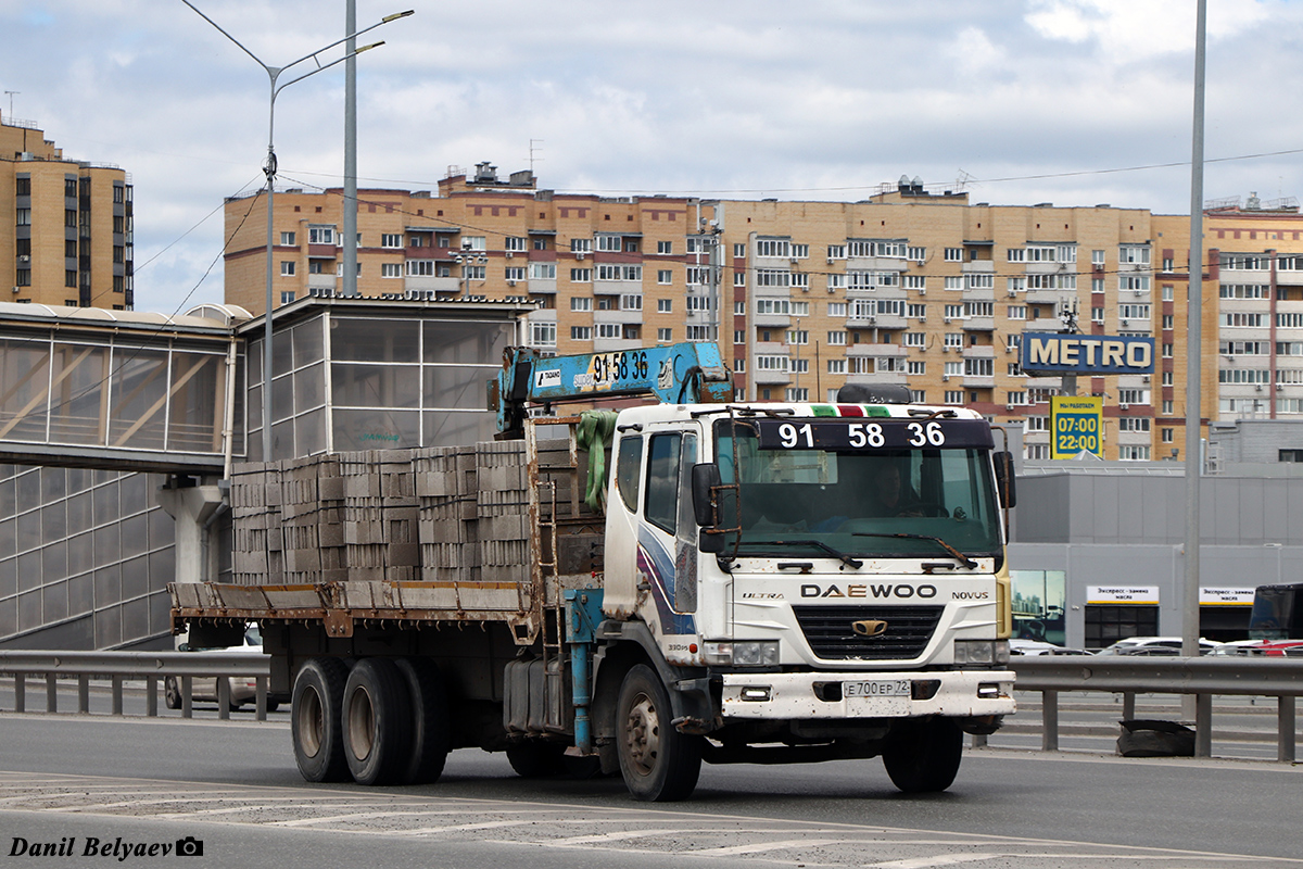 Тюменская область, № Е 700 ЕР 72 — Daewoo Novus