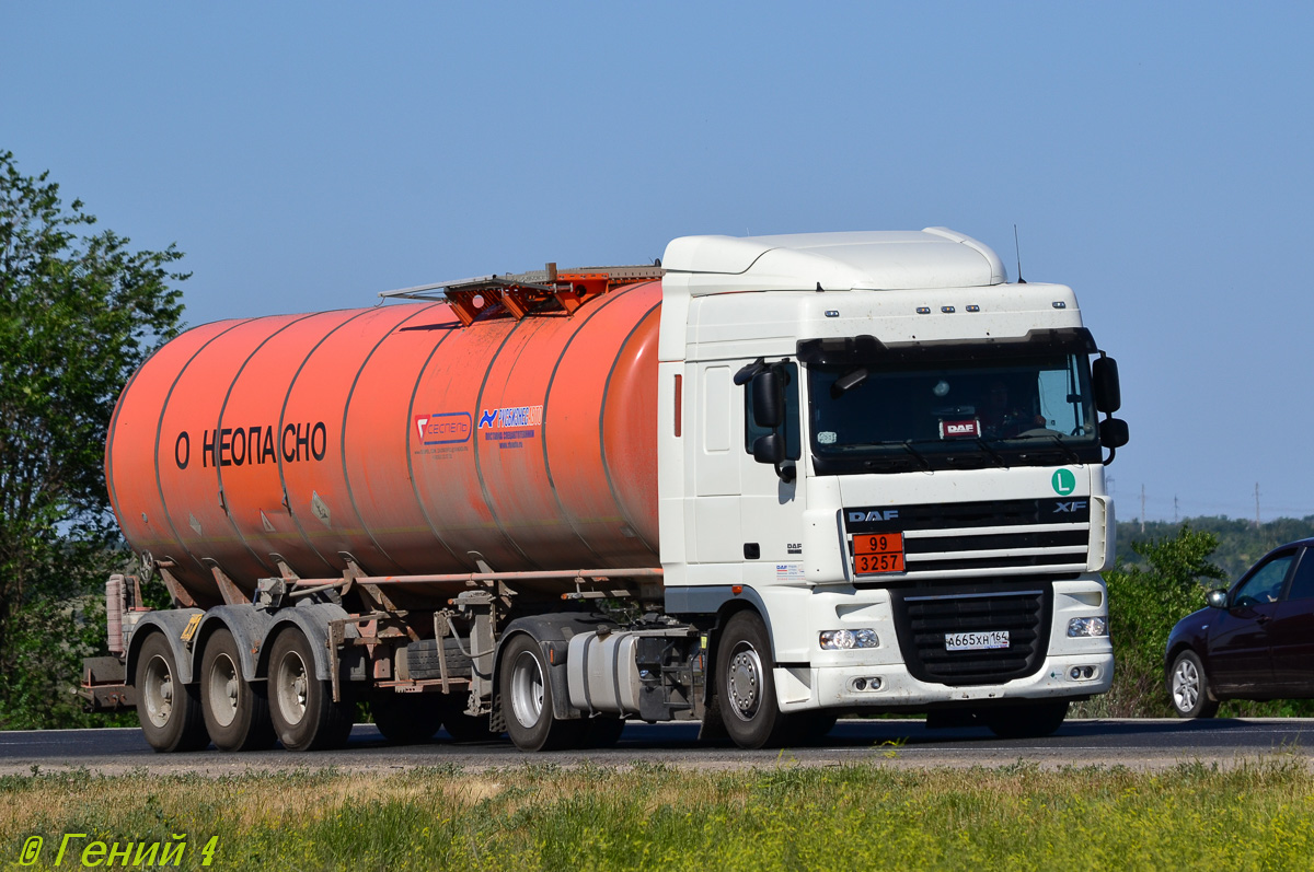 Саратовская область, № А 665 ХН 164 — DAF XF105 FT