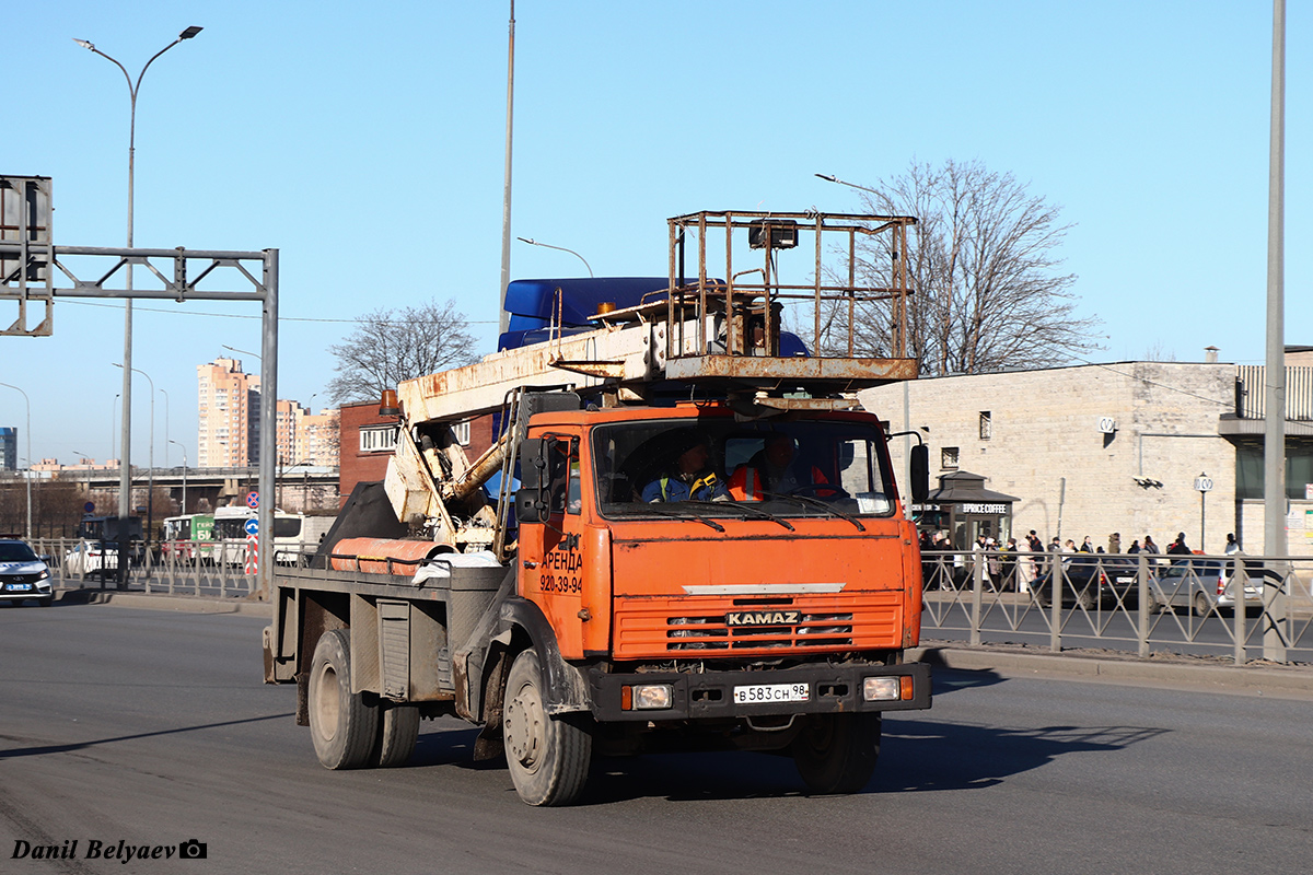 Санкт-Петербург, № В 583 СН 98 — КамАЗ-43253-A3