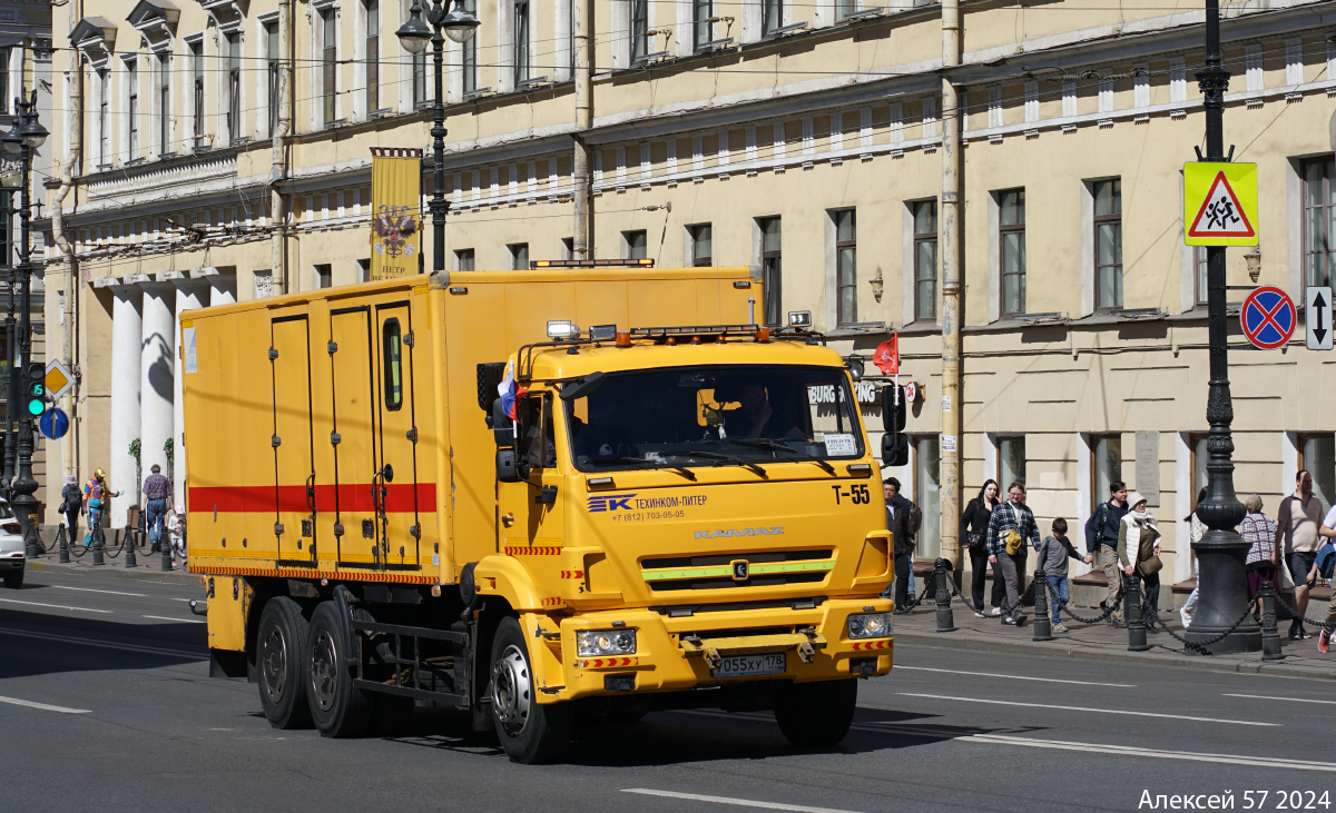 Санкт-Петербург, № Т-55 — КамАЗ-65115-L4; Санкт-Петербург — Международный транспортный фестиваль "SPbTransportFest" (2019-... гг)