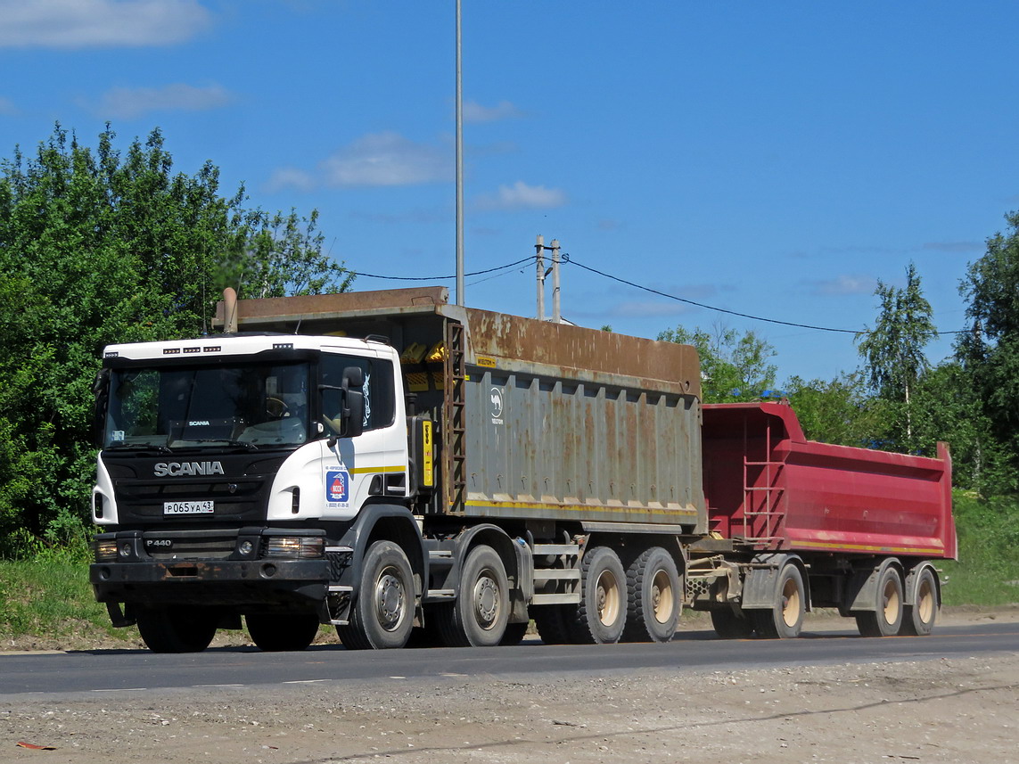 Кировская область, № Р 065 УА 43 — Scania ('2011) P440