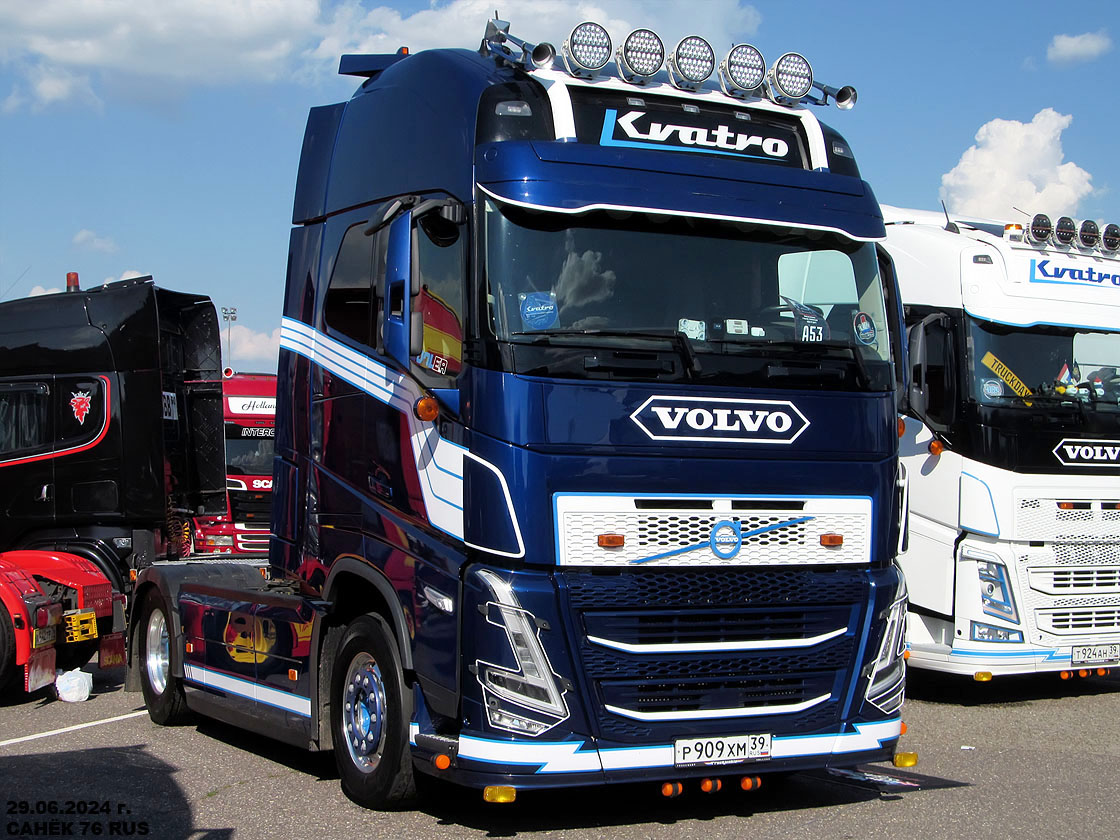 Калининградская область, № Р 909 ХМ 39 — Volvo ('2020) FH.500 [X9P]; Московская область — Фестиваль TruckDay 2024 — июнь